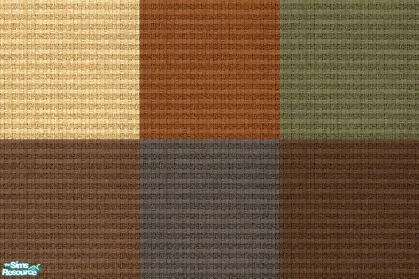 Sims 2 — Grass Cloth Carpet by tamlfra — I have 6 \"carpet\" floors in very natural shades.