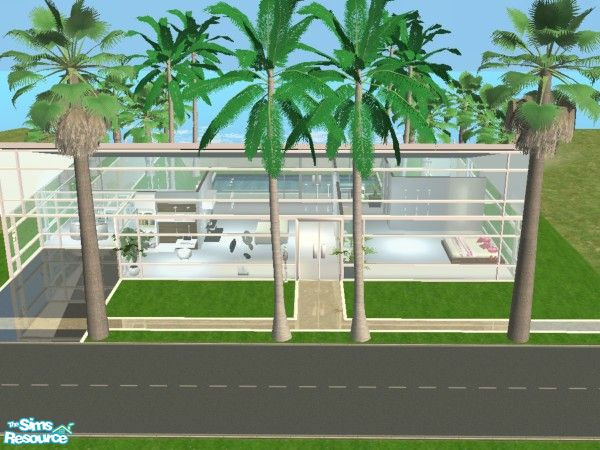 Sims 2 — Beach House 2 by kissme87 — My other beach house . This is my second creation of a modern beach house . I added