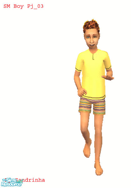 The Sims Resource | SM Boy Pjs 03