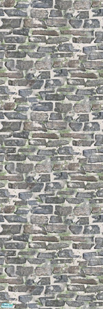Sims 2 — Stone wall 002 by Helena — 