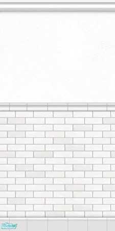 Sims 2 — Metro Subway Tile Walls - Plaster by phoenix_phaerie — A chic and metropolitan subway tile wall. 