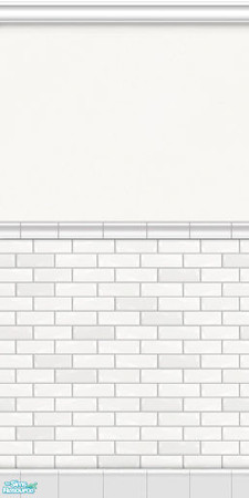 Sims 2 — Metro Subway Tile Walls - Ecru by phoenix_phaerie — A chic and metropolitan subway tile wall. 