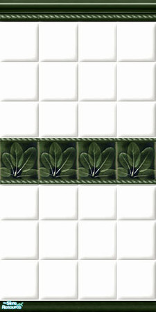 Sims 2 — Leafy Impressions Tile Set - LI_Wall by Halfcreek — created by Halfcreek
