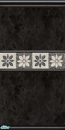 Sims 2 — Marble & Mosaic Set - Wall   by Halfcreek — created by Halfcreek