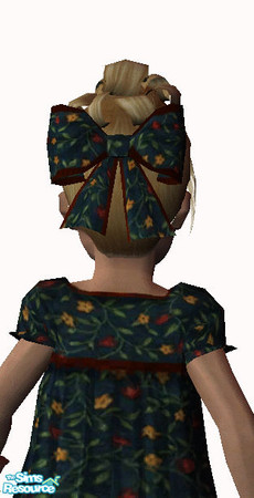 Sims 2 — matching bow by giasims — I love this mesh I couldn\'t resist some more recolors. You can find the mesh at