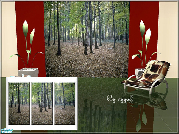 Sims 2 — Forest Wallpapers by ayyuff — Included: 3wallpapers...Cost:2