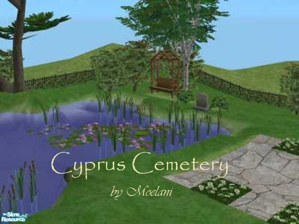 Sims 2 — Cyprus Cemetery by Moelani — Time passes and so do Sims. Letting go can be hard but when they\'re waking you in