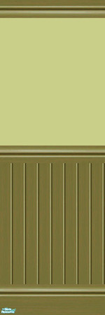 Sims 2 — Wood Panel & Paint Set - Ivy Green by sailfindragon — \"Ivy Green\" Paint with Co-ordinated Wood