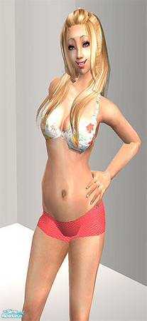 Sims 2 — Well Rounded Teen Undies Set 002 - 1 by agaliha5 — A pretty set of undies for teens using the Well Rounded mesh.