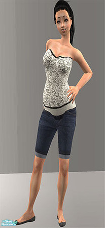 Sims 2 — Well Rounded Teen  Casual Set 002 - 0 by agaliha5 — A cute set of tops & capris for teens using the Well