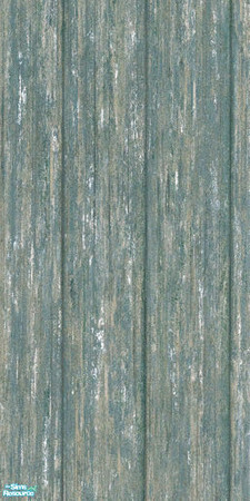 Sims 2 — Weathered Beach Blue Wall by VictoriaGrace — From the set of Weathered beach wood walls and floors in varying
