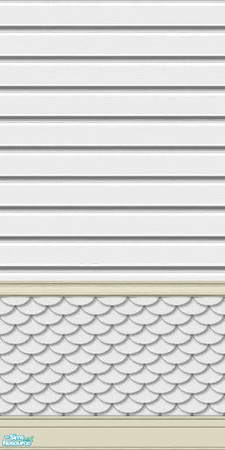 Sims 2 — Country Siding, Set 1 - 10 by elektra274 — 10 of 19 walls, also coordinates well with Maxis\'s Country