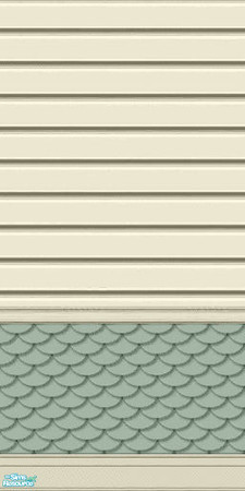 Sims 2 — Country Siding, Set 2 - 16 by elektra274 — 16 of 19 walls, also coordinates well with Maxis\'s Country