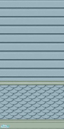 Sims 2 — Country Siding, Set 4 - 11 by elektra274 — 11 of 19 walls, also coordinates well with Maxis\'s Country
