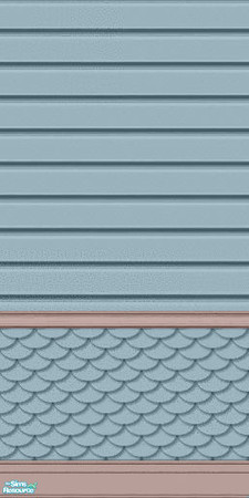 Sims 2 — Country Siding, Set 4 - 13 by elektra274 — 13 of 19 walls, also coordinates well with Maxis\'s Country