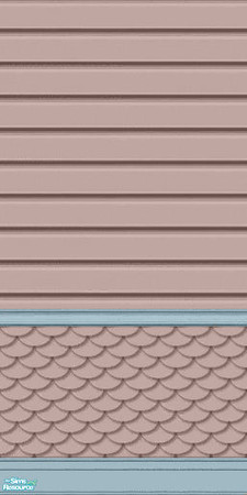 Sims 2 — Country Siding, Set 5 - 12 by elektra274 — 12 of 19 walls, also coordinates well with Maxis\'s Country