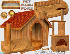 Sims 2 — Pet Cabin Fever by Cerulean Talon — Do your pets deserve the very best in rustic living? Then you have found the