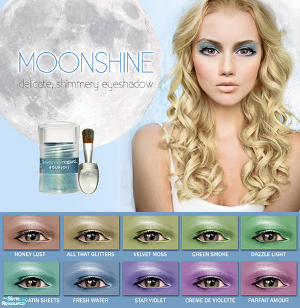 Sims 2 — Moonshine Eyeshadow by 06bek — A collection of 10 delicate, shimmery eyeshadows.