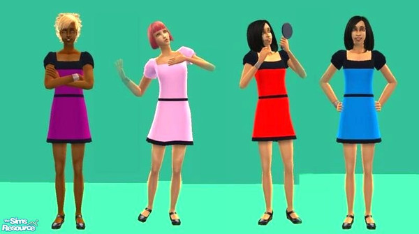 Sims 2 — Summer dresses. by qvisn — Just right for warm days. by qvisn