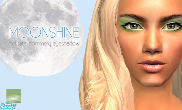 Sims 2 — Moonshine Eyeshadow - Green Smoke by 06bek — 