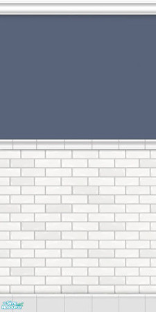 Sims 2 — Metro Subway Tile Walls - Dugout by phoenix_phaerie — A chic and metropolitan subway tile wall.