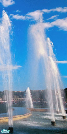 Sims 2 — Eiffel Tower in Spring Wall Mural - Panel 4 by TrailRunner782 — The Eiffel Tower in Paris is a beautiful