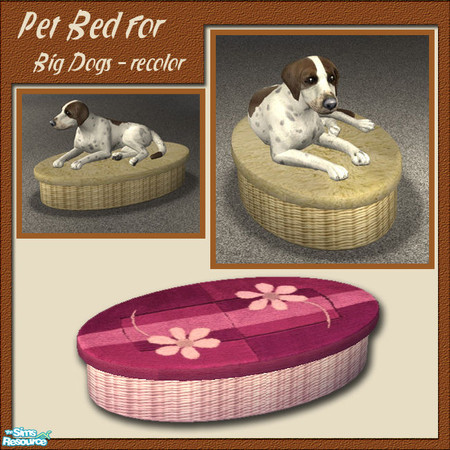 Sims 2 — S2S Pet Bed for Big Dogs - Recolor  3 by sims2sisters — 