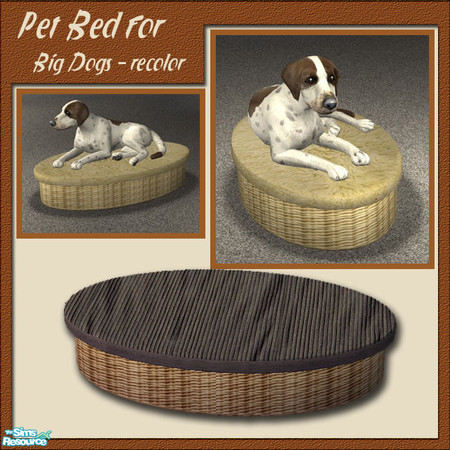 Sims 2 — S2S Pet Bed for Big Dogs - Recolor 5 by sims2sisters — 