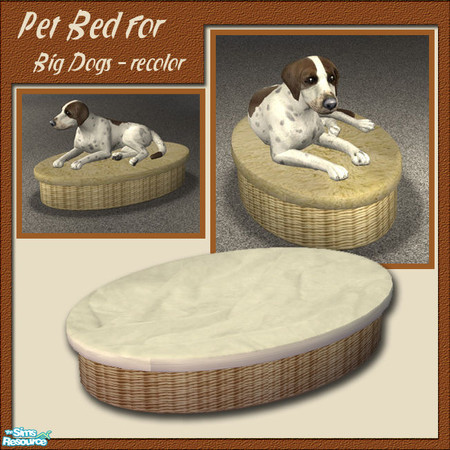Sims 2 — S2S Pet Bed for Big Dogs - Recolor  6 by sims2sisters — 