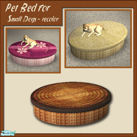 Sims 2 — S2S Pet Bed for Small Dogs - Recolor 1 by sims2sisters — 
