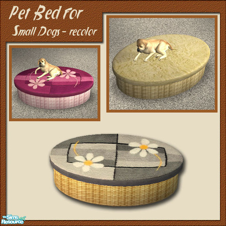 Sims 2 — S2S Pet Bed for Small Dogs - Recolor 2 by sims2sisters — 