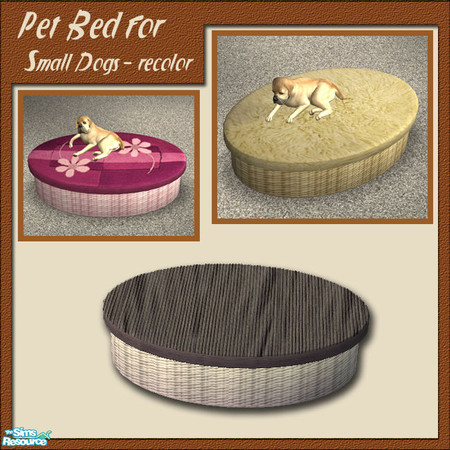 Sims 2 — S2S Pet Bed for Small Dogs - Recolor  4 by sims2sisters — 