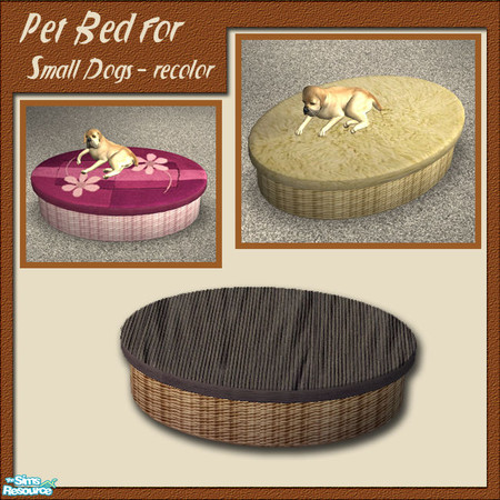 Sims 2 — S2S Pet Bed for Small Dogs - Recolor  5 by sims2sisters — 