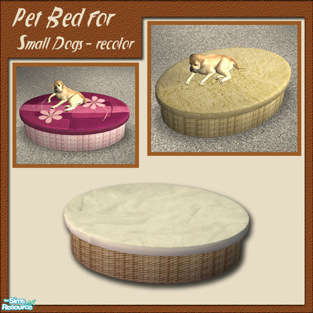 Sims 2 — S2S Pet Bed for Small Dogs - Recolor  6 by sims2sisters — 