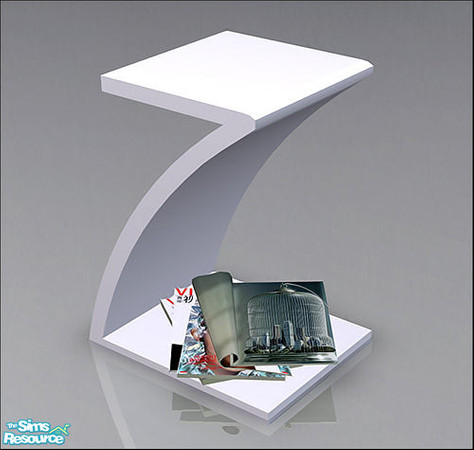 Sims 2 — Deep White - cofeetable by CherryND — cofeeable mesh of my set of \"Deep White\"