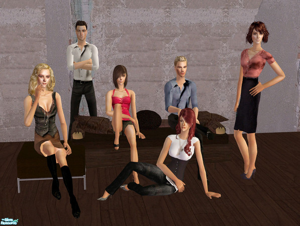 Sims 2 — One Tree Hill Main Cast by Feky — The main cast of the CW\'s show One Tree Hill