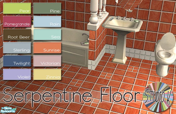 Sims 2 — Studio K Serpentine Floor_03 by StudioKhagerks — 