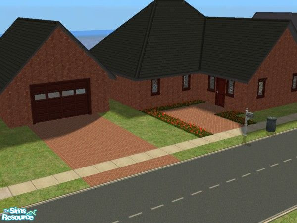 Sims 2 — 1000 Cove Road by LaurieR — I put only the barest of the bare in here. Sims will actually have to get a job and