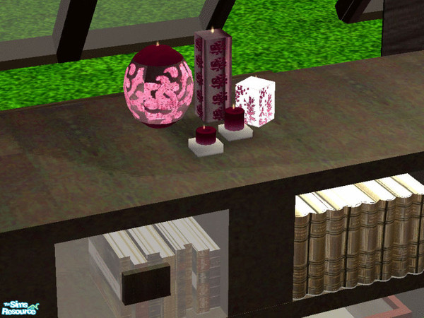 Sims 2 — ARMANI  in brown leather : deco candles by kibanahnah — A full modern living room inspired by the Armani Casa