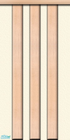Sims 2 — DiY_Beech Verticals - Diy Bv Bavariancream by Dialectically_yours — Beech verticals warm the cool colors in this