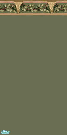 Sims 2 — Olive Wallpaper by mahtigwess — Olive Wallpaper with olive scrool border