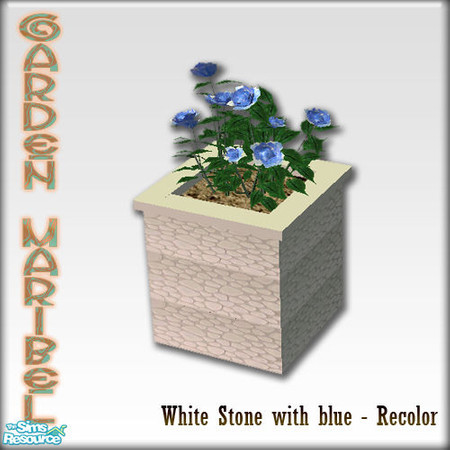 Sims 2 — S2S Garden Maribel Recolors 4 - FlowerPot with Roses by sims2sisters — 
