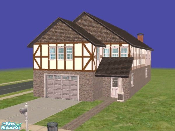 Sims 2 — Small House by devoted2rusty — This home offers an open floor plan downstairs. A 2 story foyer, and 1 car
