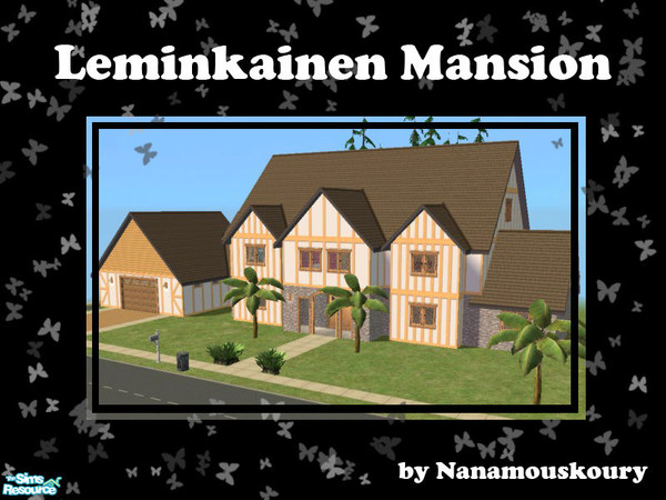 Sims 2 — Leminkainen Mansion by Nanamouskoury — This 5 bedrooms house can hold a BIG family, while being on a limited