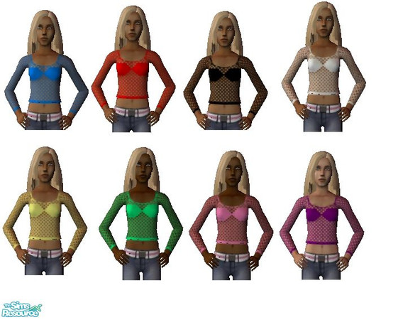 Sims 2 — TEEN TEE by janicap — Set contain sexy T-shirts for teens