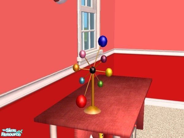 Sims 2 — LLR Office, Sculpture - ***NEW MESH*** by LaLunaRossa72 — The Universe of a Sim sculpture. Sims are expanding,