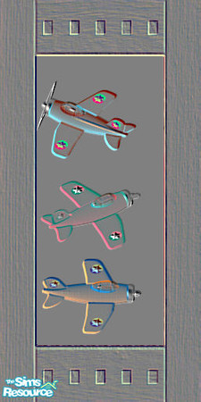 Sims 2 — Planes3 by xrl_derek5 — It's a collection of planes on walls and floors..