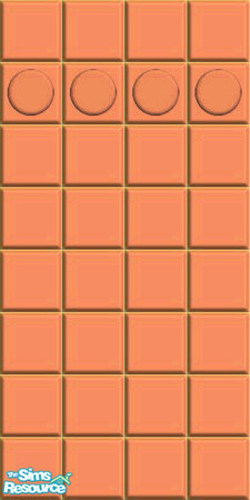 Sims 2 — Orange wall tiles by Helena — -