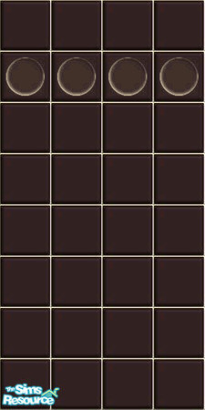 Sims 2 — Black wall tiles by Helena — -