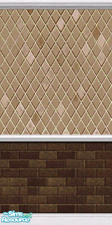 Sims 2 — NSC Wall Tiles - earth tones 4 by Neptunesuzy — Your sims will love having their homes decorated with this earth